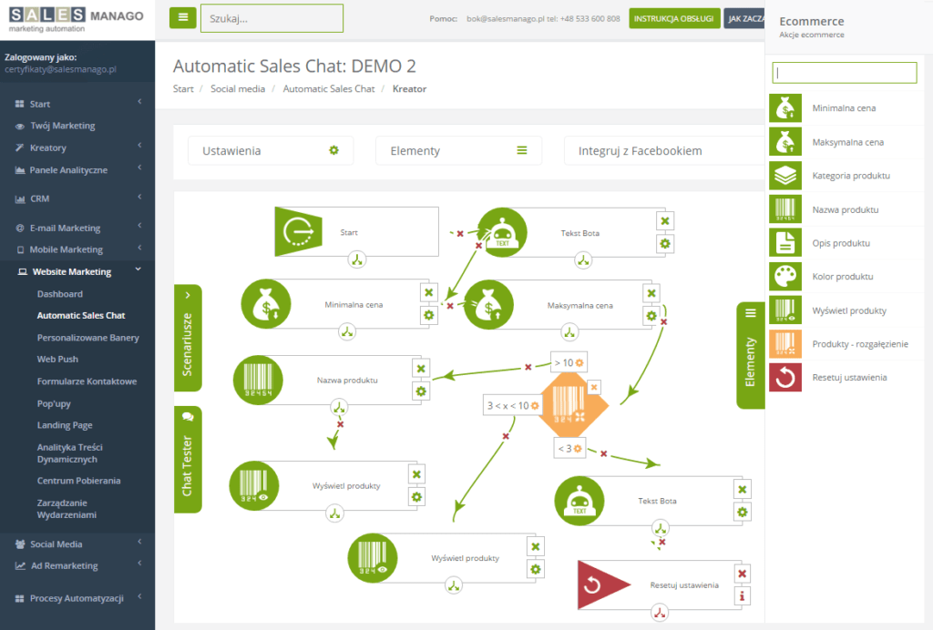 najlepsze narzędzia do automatyzacji marketingu - salesmanago