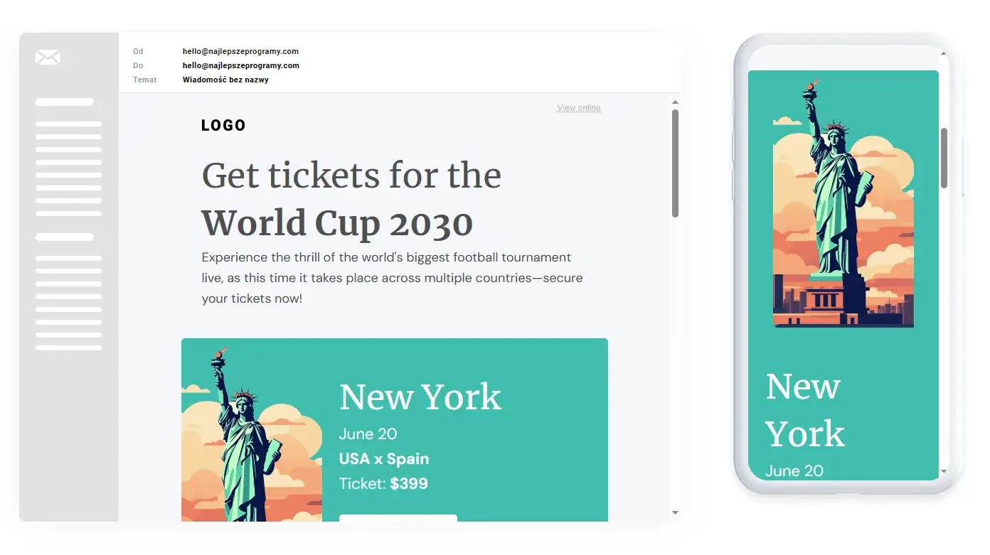 pomyśl o urządzeniach mobilnych - jak zaprojektować wygląd newslettera - poradnik - wskazówki