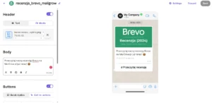 tworzenie kampanii whatsapp w brevo