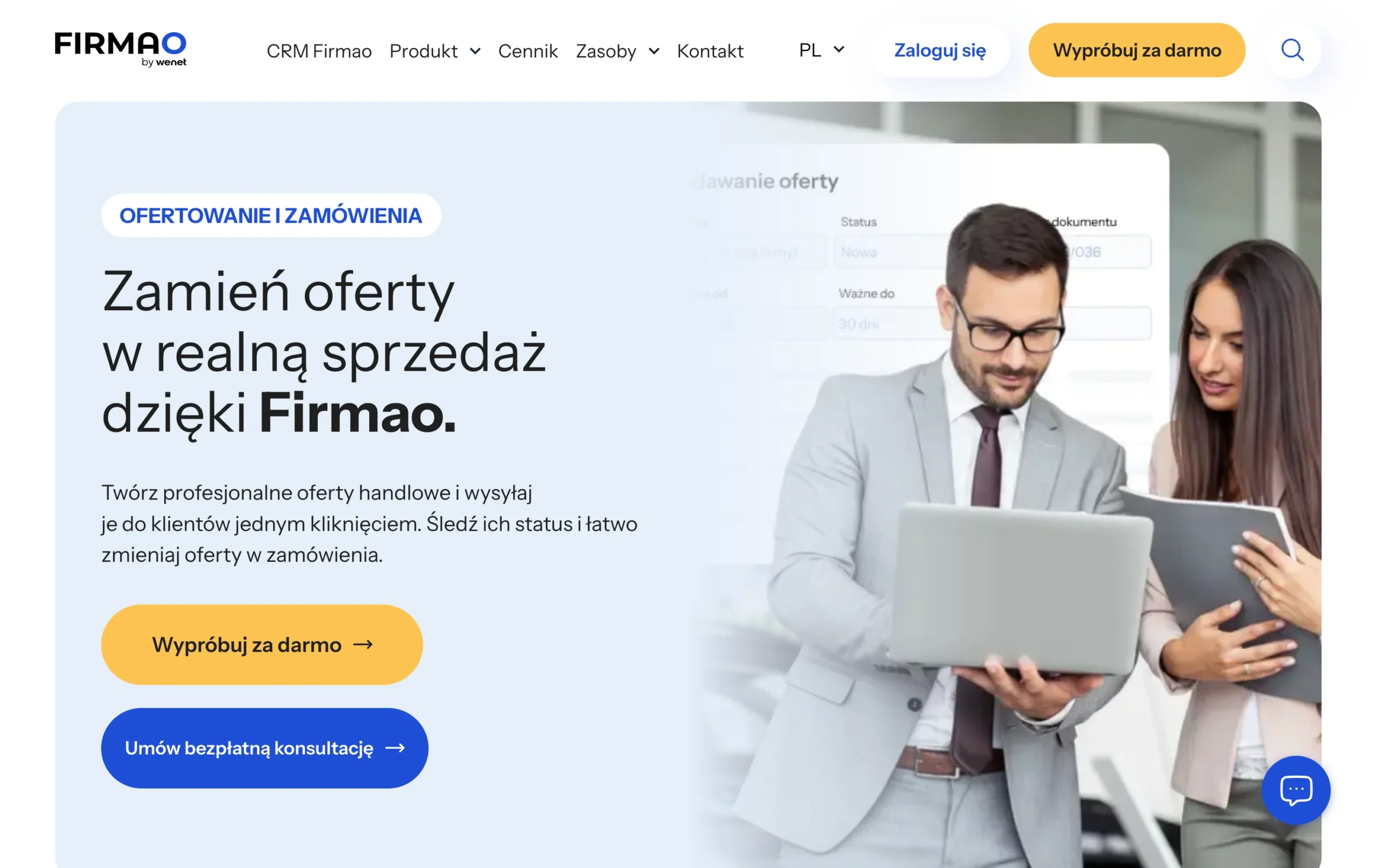 Program do ofertowania od Firmao - strona główna nowa