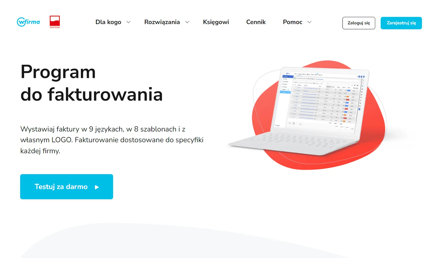 wfirma program do fakturowania strona główna