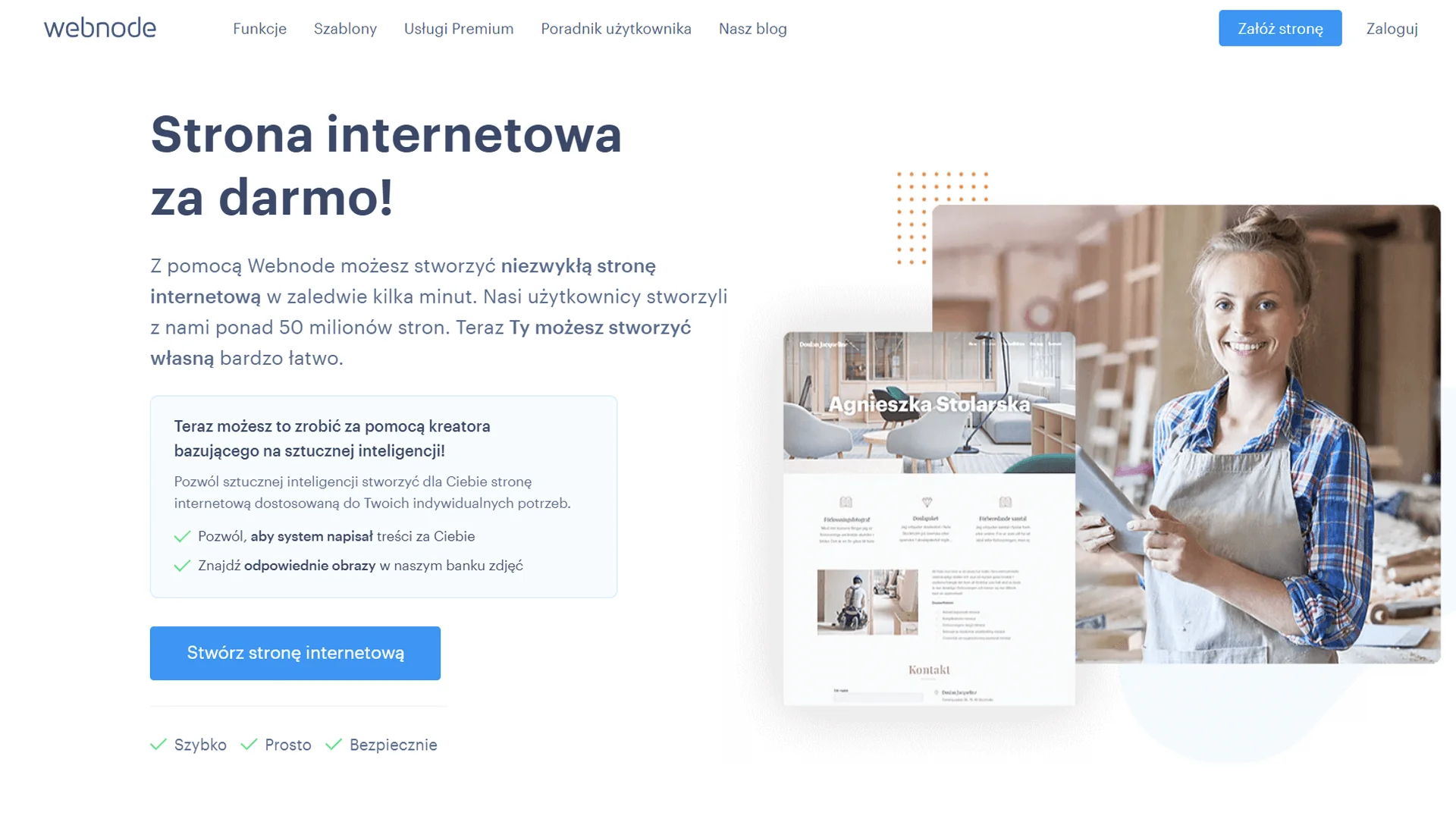 webnode strona główna 2025