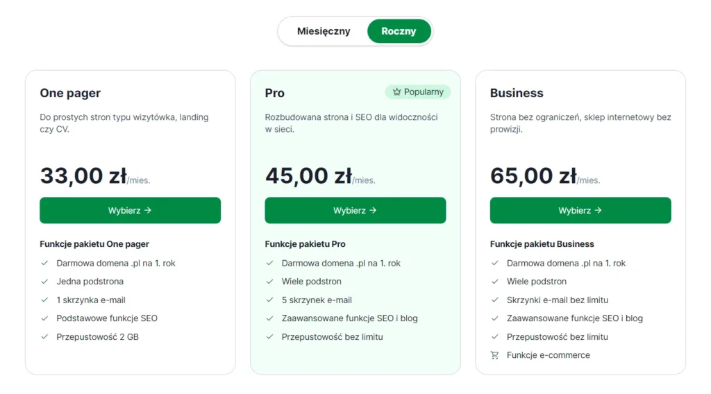 cennik webwave nowy 2025 październik polska