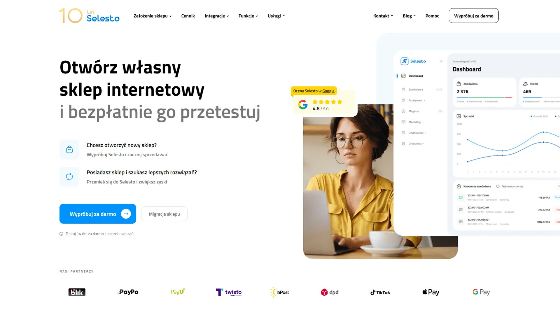 selesto kreator sklepów strona główna