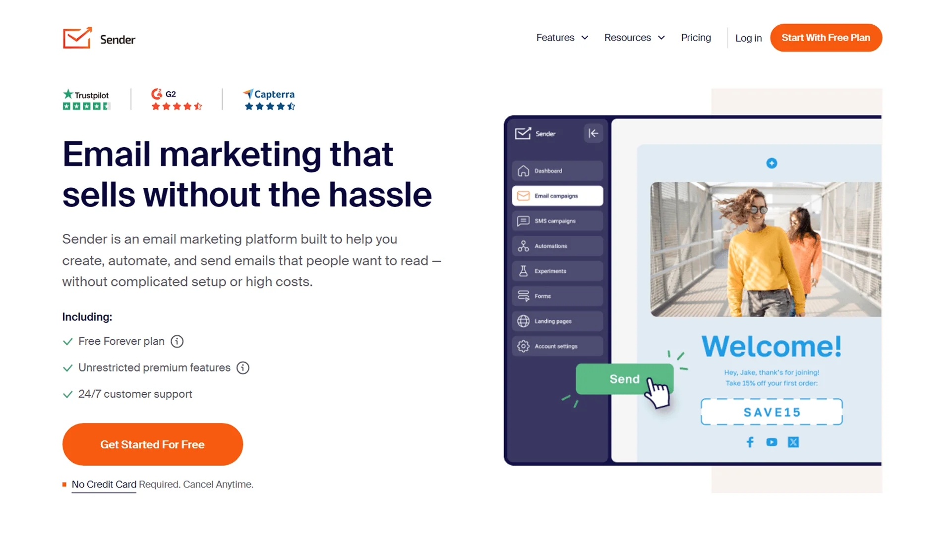 sender strona główna 2026 nowa