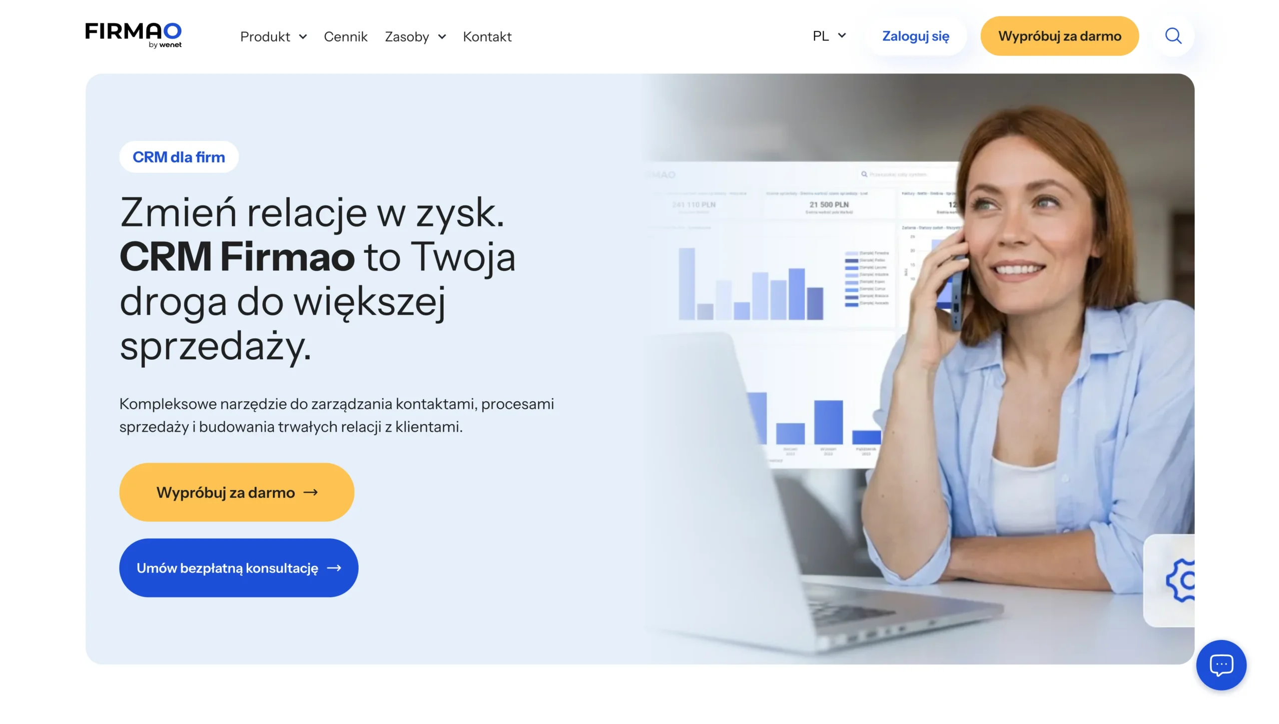 firmao crm nowa strona główna systemu 2026