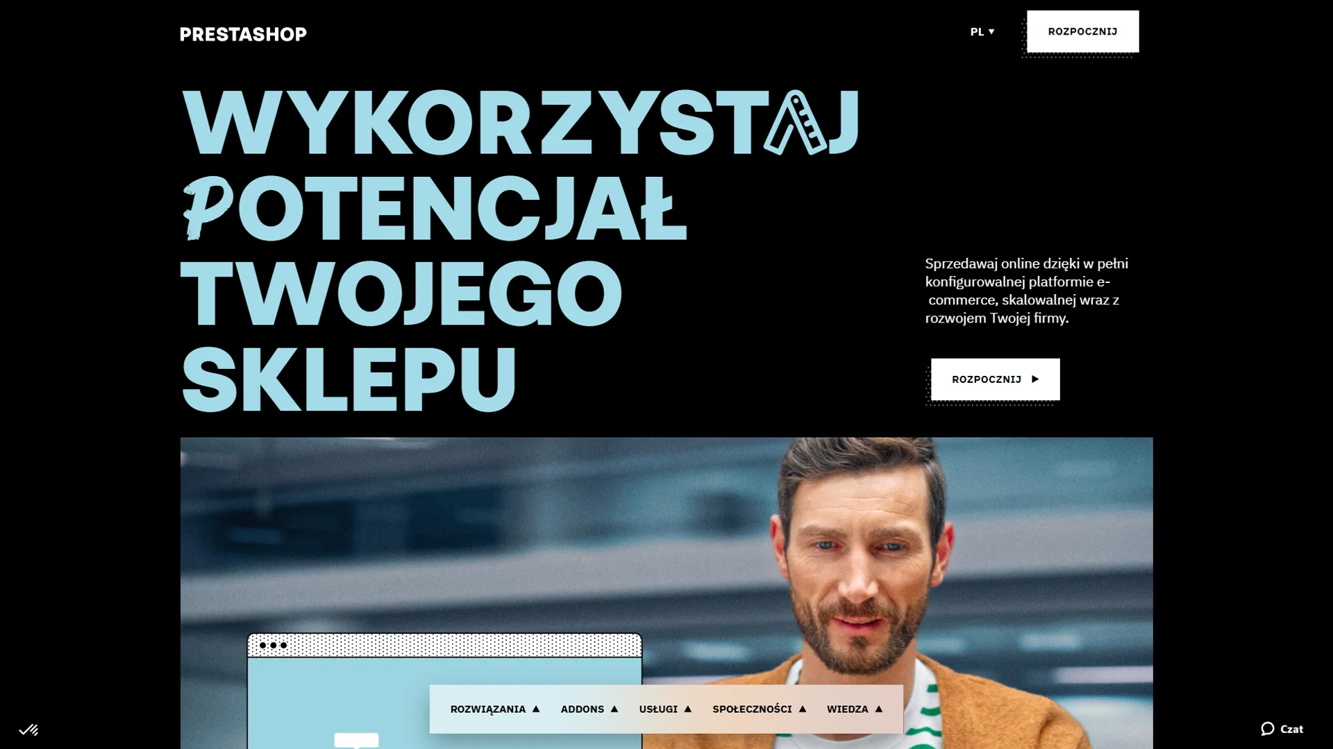 prestashop strona główna 2026